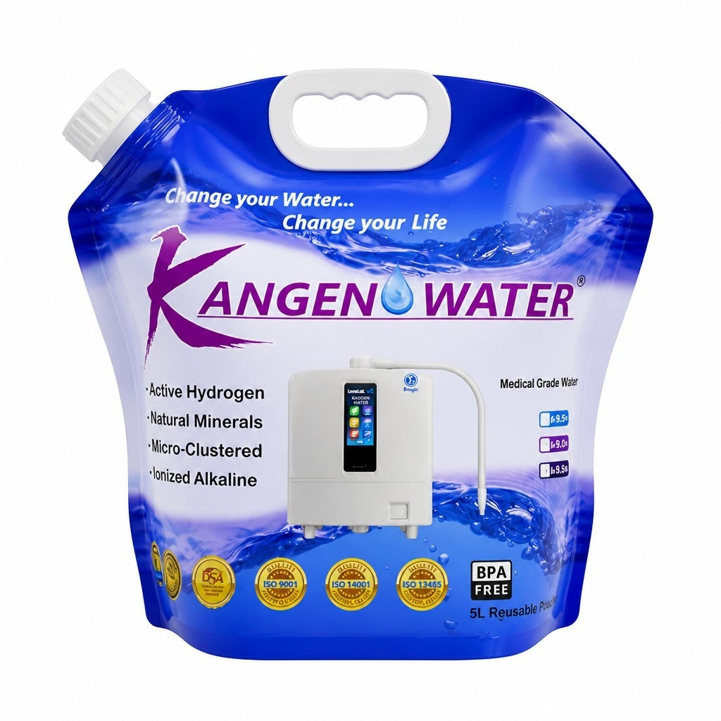 BPA FREE WATER BAG 5L K-8 BLUE