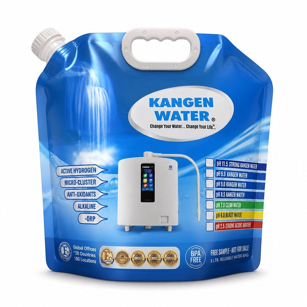BPA FREE WATER BAG 5L K-8 BLUE
